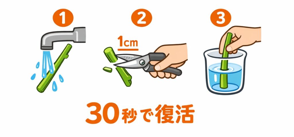 切り戻し30秒復活を図解