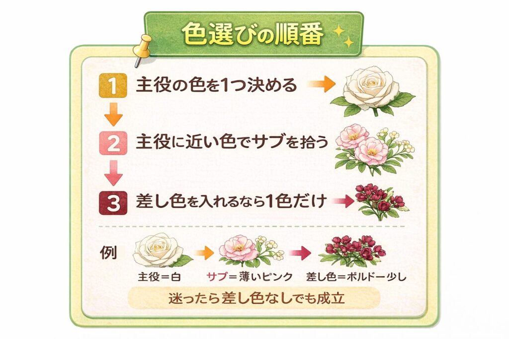 色選びの順番を図解