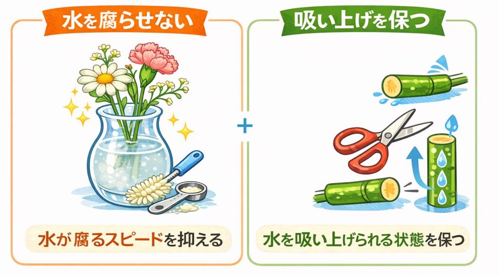 延命剤の目的2つ